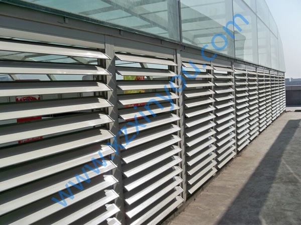 平板百葉_電動排煙百葉窗