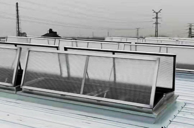 工程快訊——利民化工有限責任公司電動排煙天窗工程完工