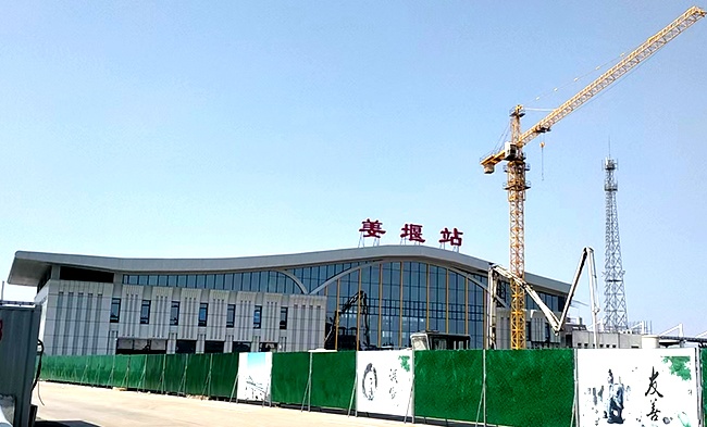 寧啟鐵路姜堰站電動排煙窗工程完工